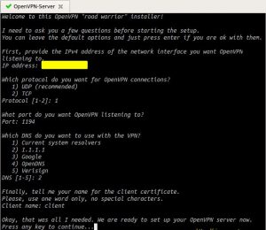 Cài đặt OpenVPN Server trên HDH Linux sử dụng openvpn-install (1)