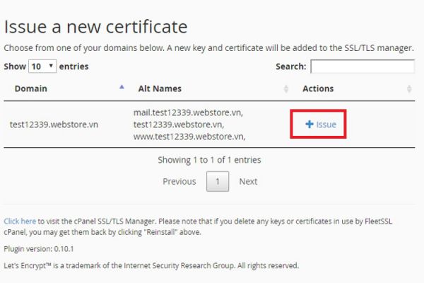 Hướng dẫn cài SSL miễn phí Let's Encrypt™ trên cPanel Hosting 3