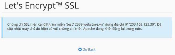 Hướng dẫn cài SSL miễn phí Let's Encrypt™ trên cPanel Hosting 5