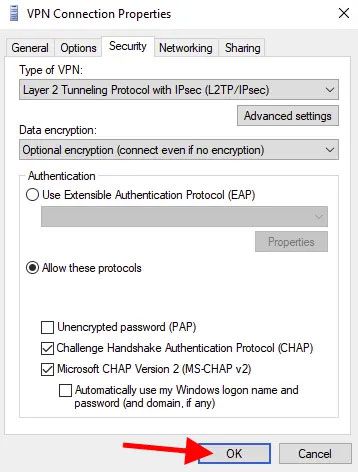 Hướng dẫn kết nối L2TP/IPsec VPN trên Windows 10 (6)