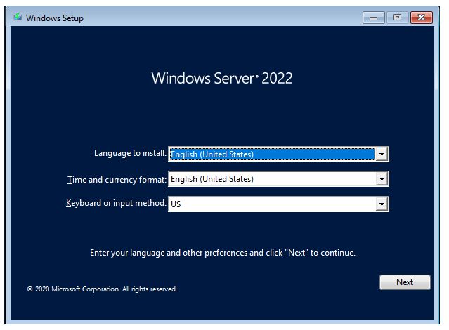 Hướng dẫn cài đặt Windows Server 2022 trên VMware & VirtualBox (9)