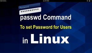 Cách sử dụng lệnh passwd để đổi pass user trong Linux