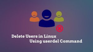 Cách sử dụng lệnh userdel trong Linux để xóa người dùng