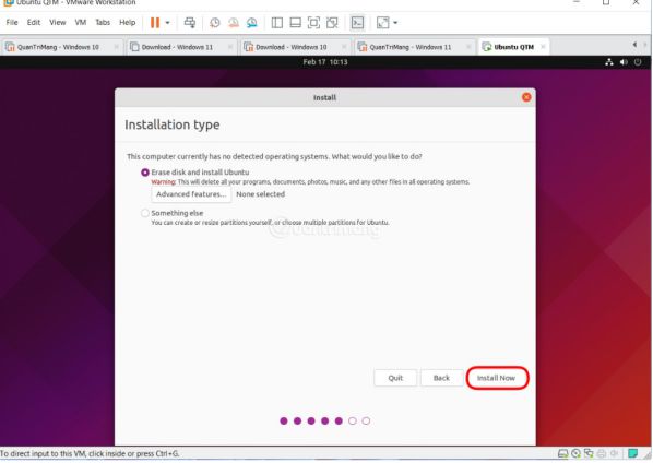 Hướng dẫn chi tiết cách cài Ubuntu trên VMware Workstation 15