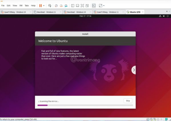 Hướng dẫn chi tiết cách cài Ubuntu trên VMware Workstation 19