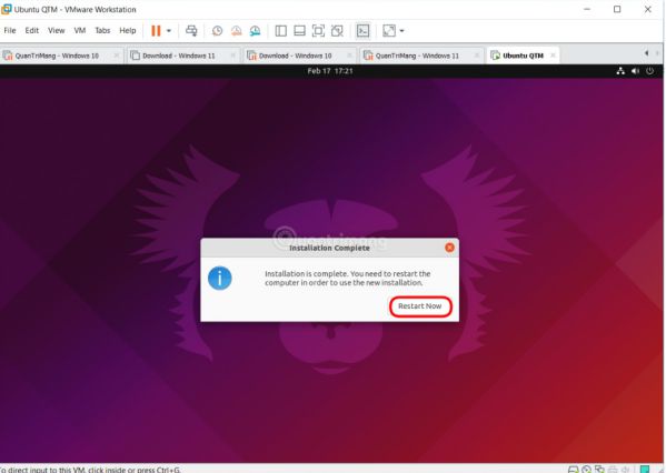 Hướng dẫn chi tiết cách cài Ubuntu trên VMware Workstation 20