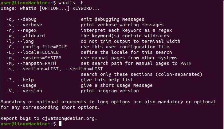 Hướng dẫn cách dùng lệnh Whatis trong Linux (3)
