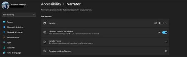 Hướng dẫn cách thiết lập và sử dụng Narrator trên Windows 11 1