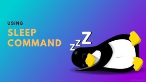 Hướng dẫn sử dụng lệnh sleep trong Linux