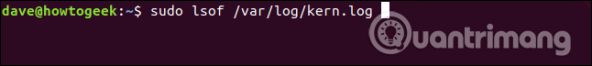 Sử dụng lệnh Isof trên Linux để xem các thiết bị và tiến trình 4