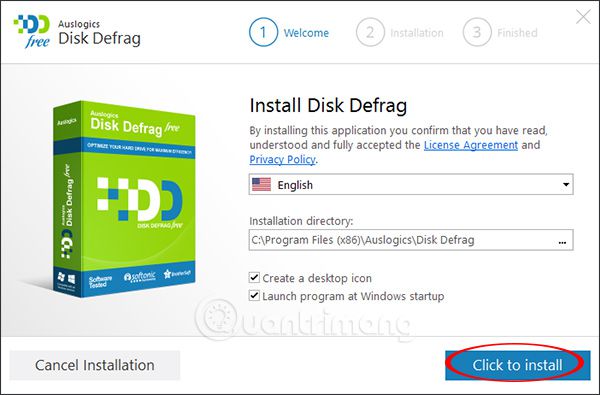Dùng Auslogics Disk Defrag chống phân mảnh ổ cứng như nào?1
