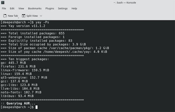 Hướng dẫn cách cài đặt và sử dụng yay trên Arch Linux 3