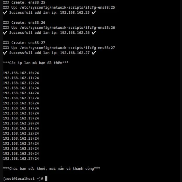 Cách thêm địa chỉ IP LAN trên Linux VPS/server (7)