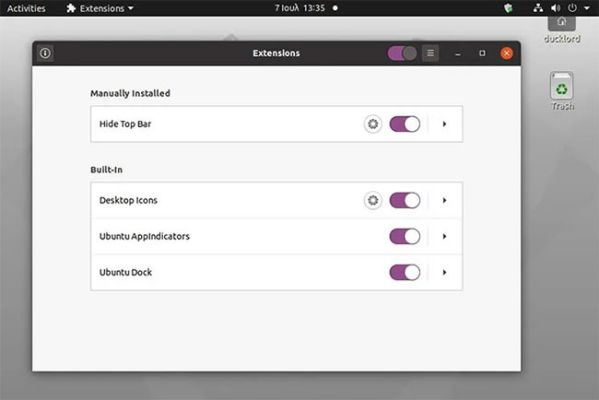 Hướng dẫn cách ẩn các biểu tượng desktop trên Ubuntu 20.04 3