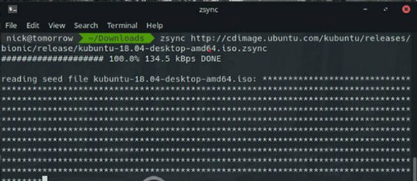Chuyển một phần file trong Linux bằng Zsync như thế nào? 2