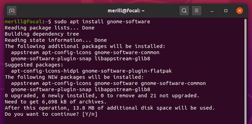 Hướng dẫn sửa lỗi "No Application Found" trong Ubuntu Software 3
