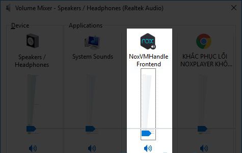 Khắc phục lỗi NoxPlayer (Nox App Player ) mất âm thanh (4)