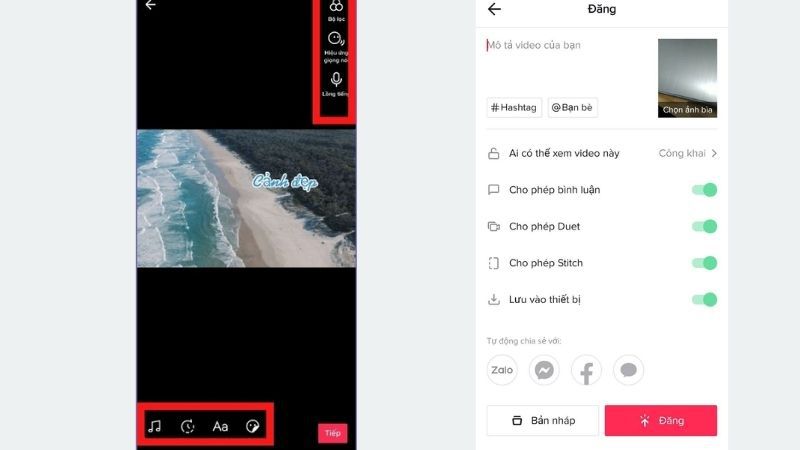 Cách làm video TikTok từ video và hình ảnh có sẵn (2)