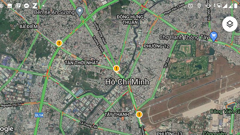 Hướng dẫn cách xem kẹt xe trên Google Maps chi tiết nhất (4)