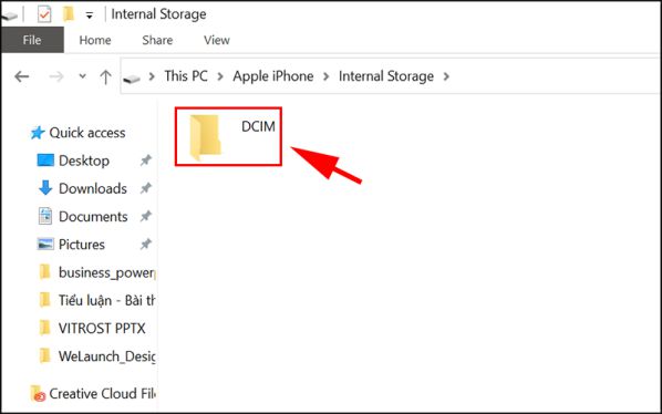 Cách chép, chuyển ảnh từ iPhone sang máy tính và MacBook 4