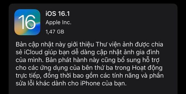 iOS 16.1 đã ra mắt, có gì mới, hay và hấp dẫn không nào? a