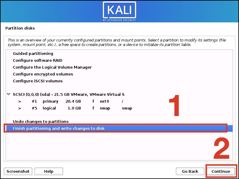 Cai kali linux xong khong có đồ họa