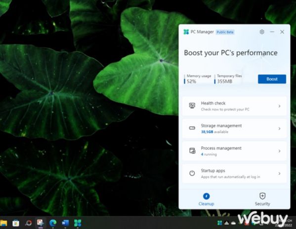 PC Manager: System cleaning and management application for Windows 11 6
